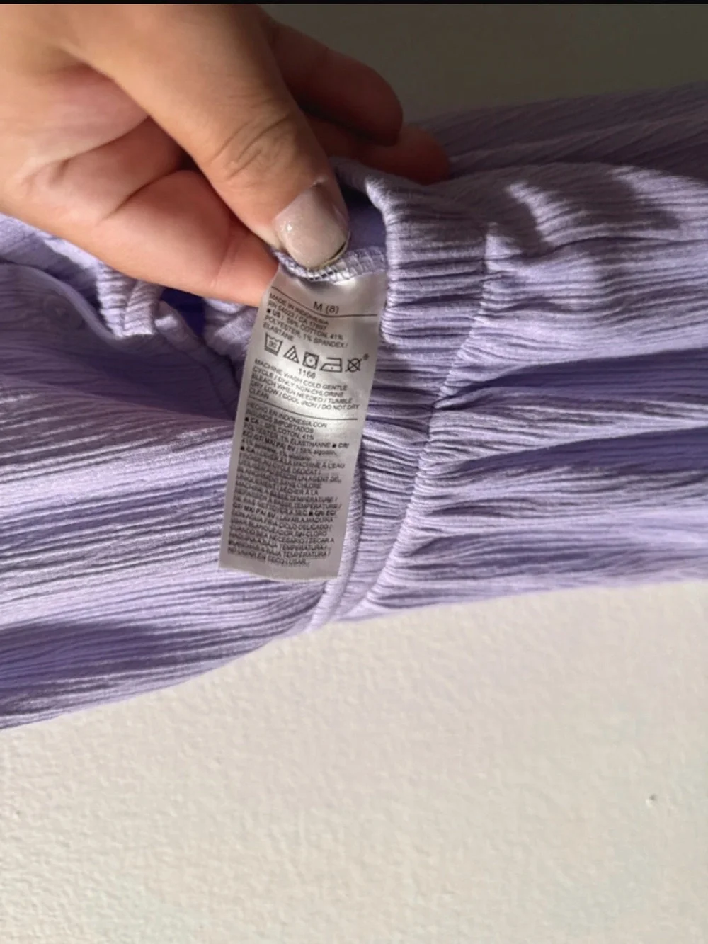 Old Navy lilac ribbed
